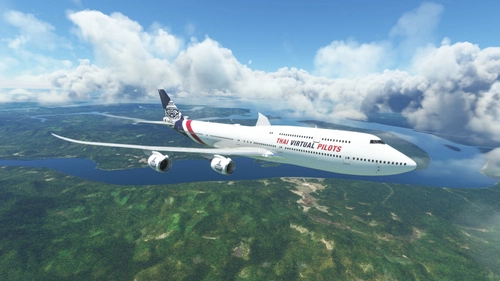 Salty B747-8i - Thai Virtual Pilots Livery [8K]