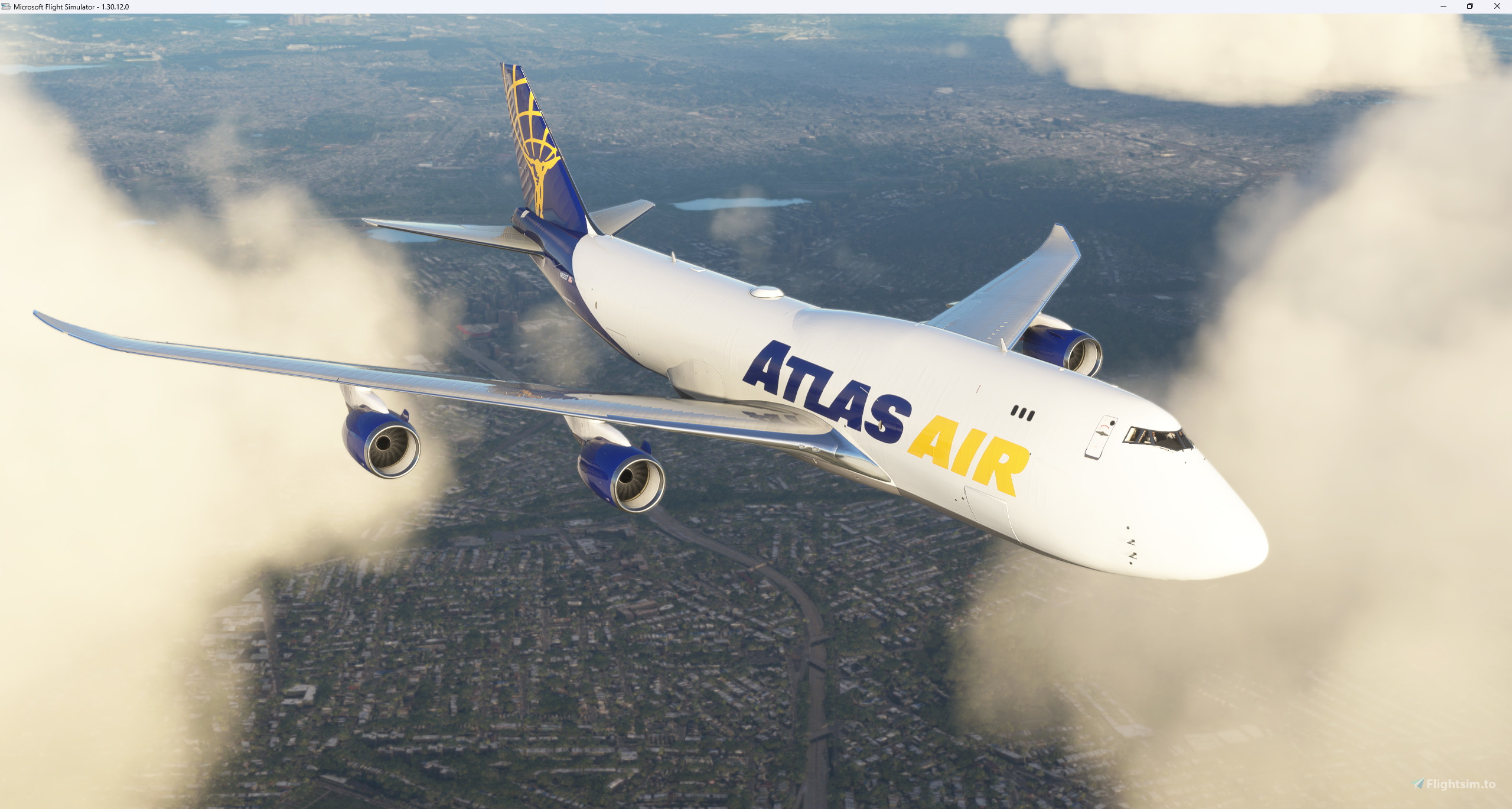 Salty Simulations | Boeing 747-8F | ATLAS AIR | N852GT for
