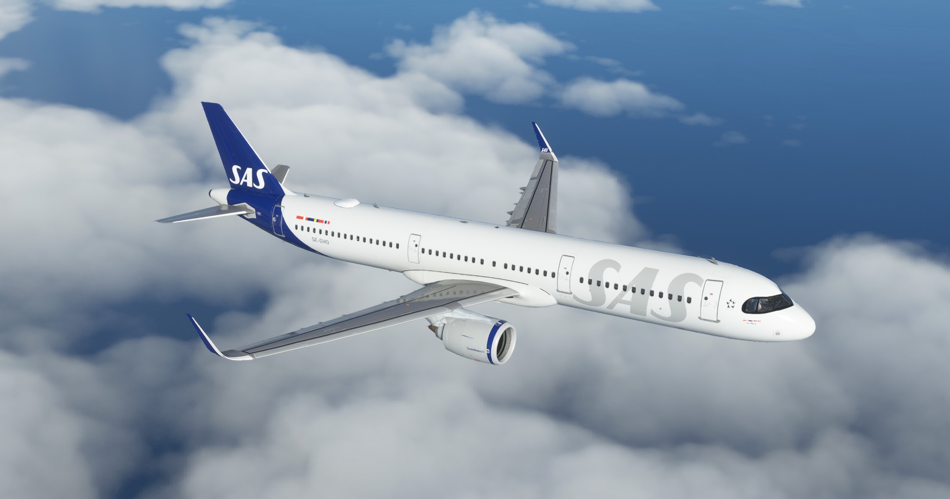 SAS / Scandinavian Airlines "SE-DMO" "Jarl Viking" LatinVFR A321 Neo LR leap - Image 1