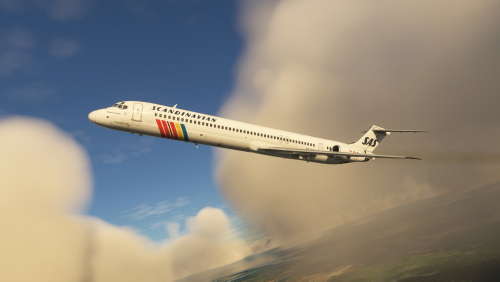 SAS Scandinavian Airlines MD-82 SE-DID circa 1999 