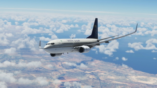 PMDG 737-700 Saudia (Fictional) (HZ-AGR)