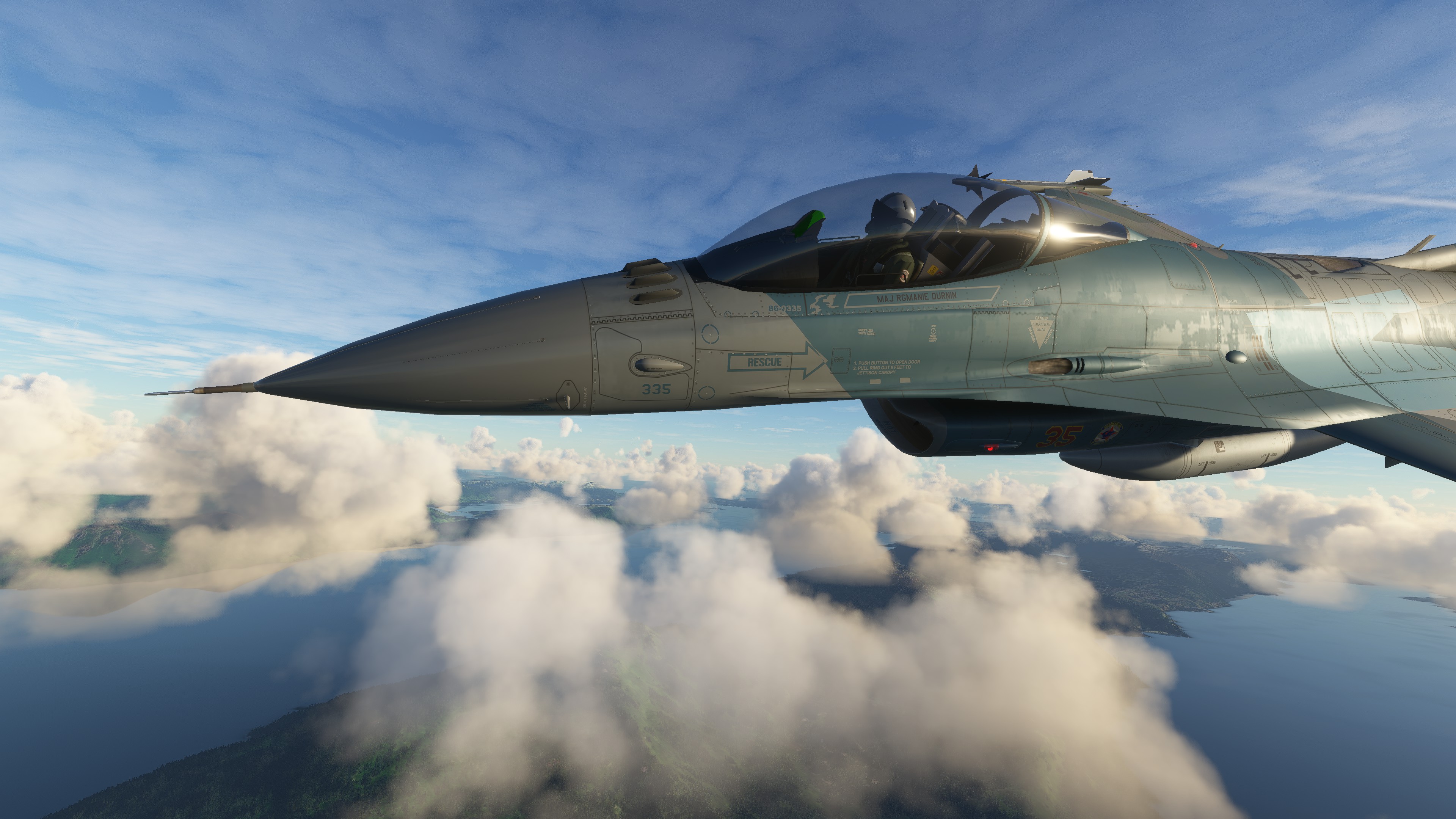SC Designs F-16 PACAF 18th AGRS - Blue Foxes - Aircraft Liveries