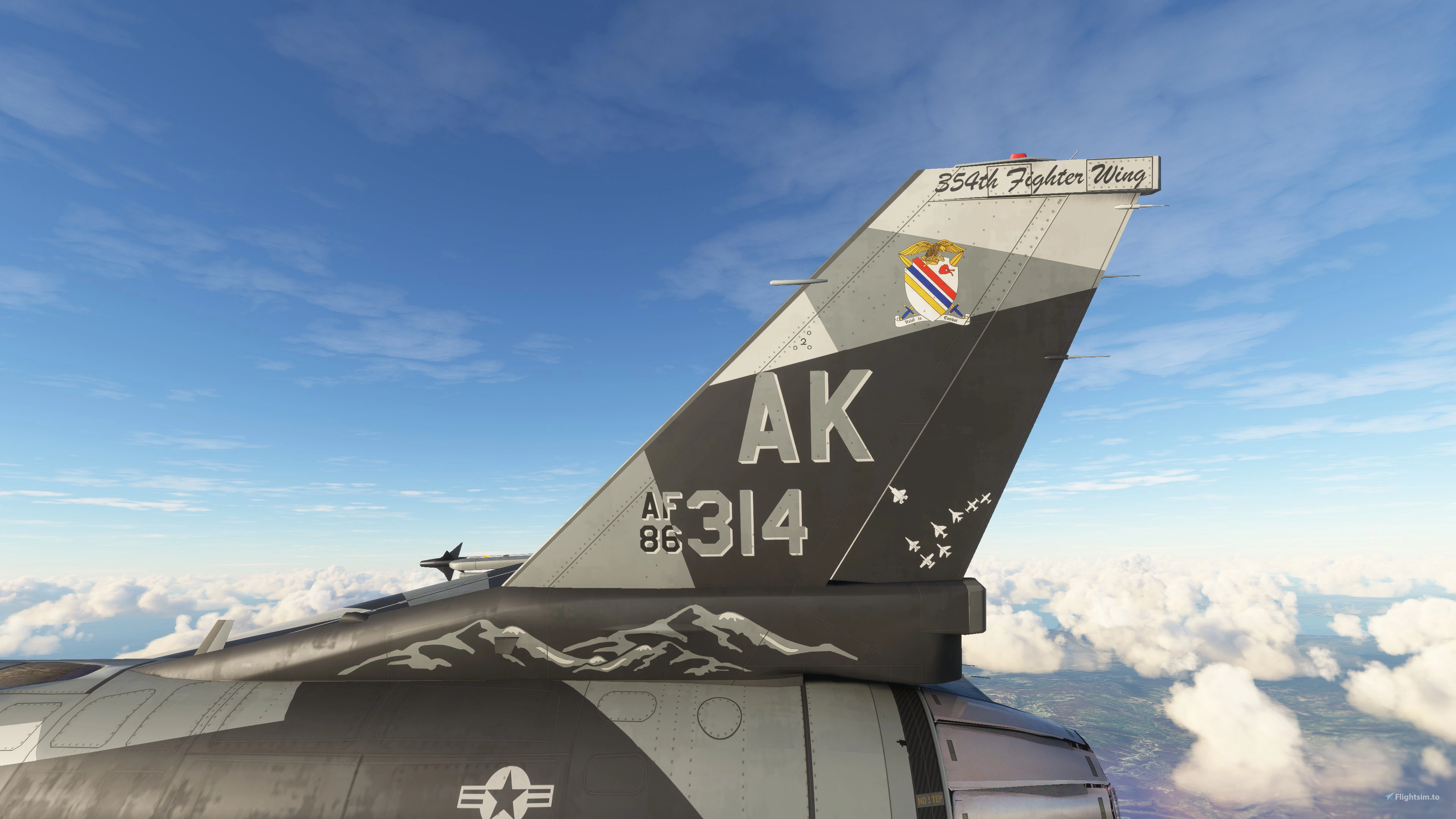 SC Designs F-16 PACAF 18th AGRS - Blue Foxes - Aircraft Liveries