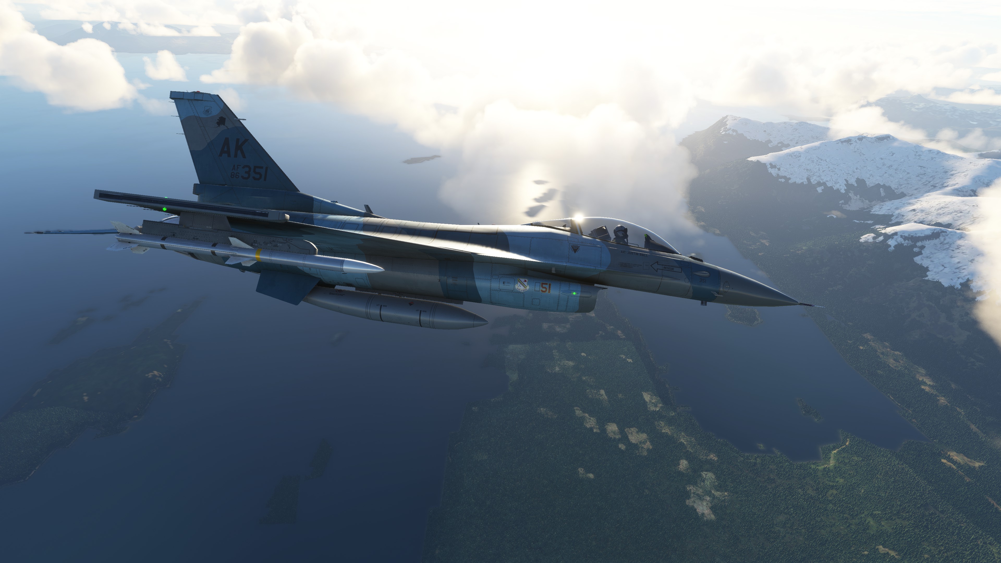 SC Designs F-16 PACAF 18th AGRS - Blue Foxes - Aircraft Liveries