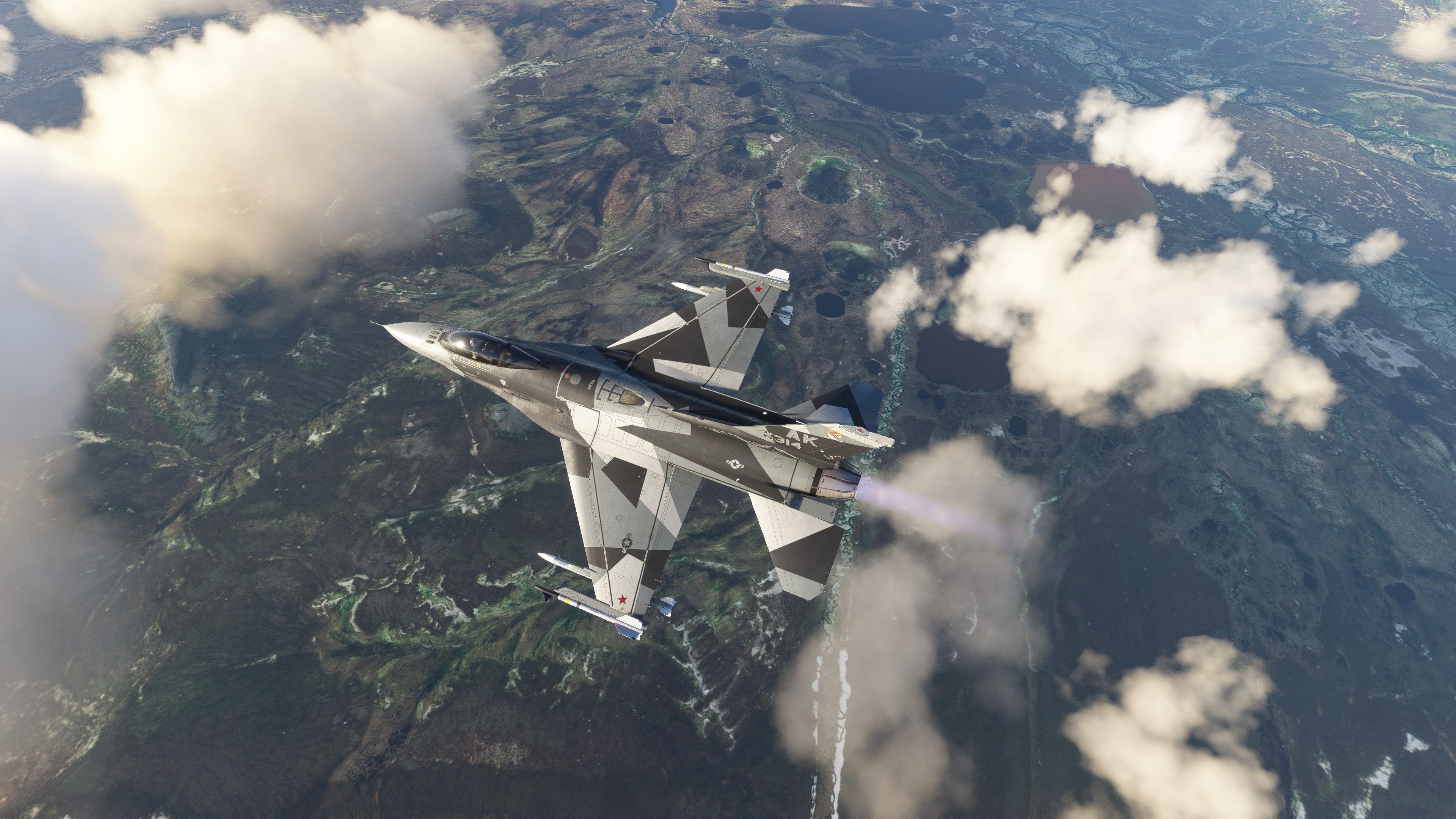 SC Designs F-16 PACAF 18th AGRS - Blue Foxes - Aircraft Liveries