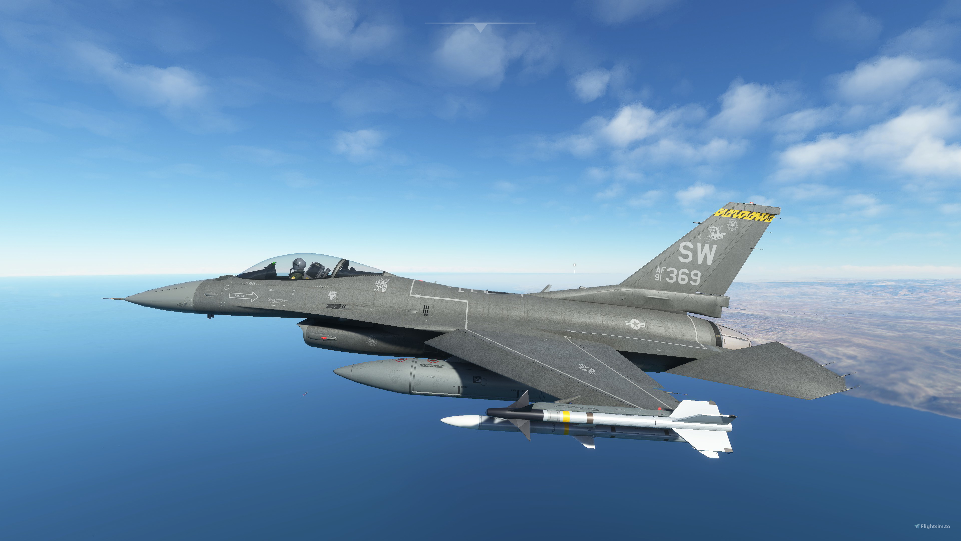 SC Designs F-16 USAF 79th FS - Tigers for Microsoft Flight