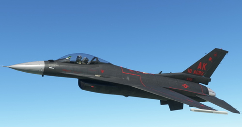 SC Designs F-16C 18th Agressors Alaska Wraith 