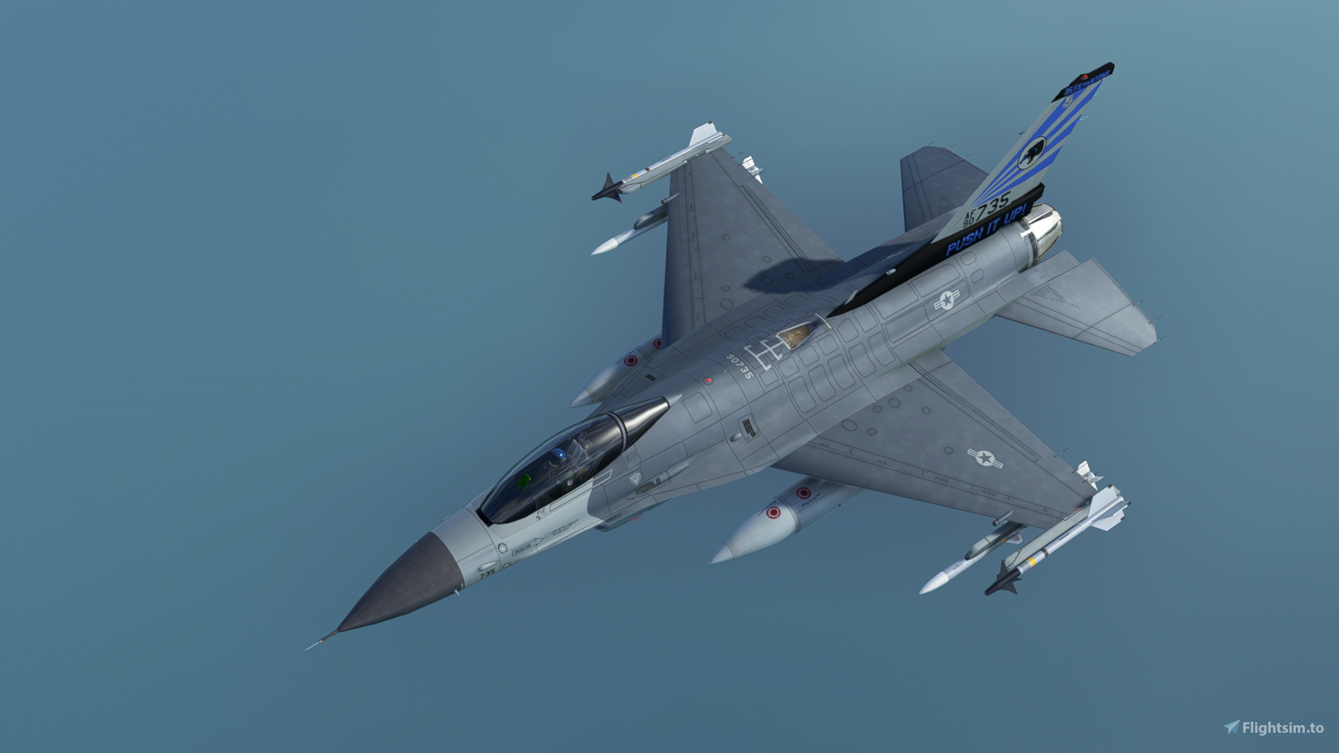 SC Designs – F–16C 90-0735 BLK 40, 35th FS HERITAGE JET のために