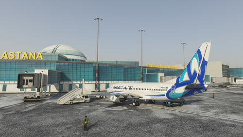 SCAT Boeing737-700 SCAT UP-B3725 (Kazakhstan Airlines)
