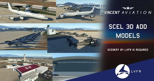 SCEL Modelos 3D Adicionales (LVFR Scenery is required)