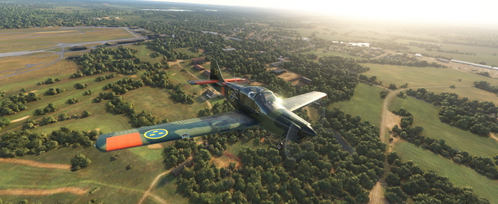 Scottish Aviation Bulldog - Swedish Air Force SK61 E37 Dirty version
