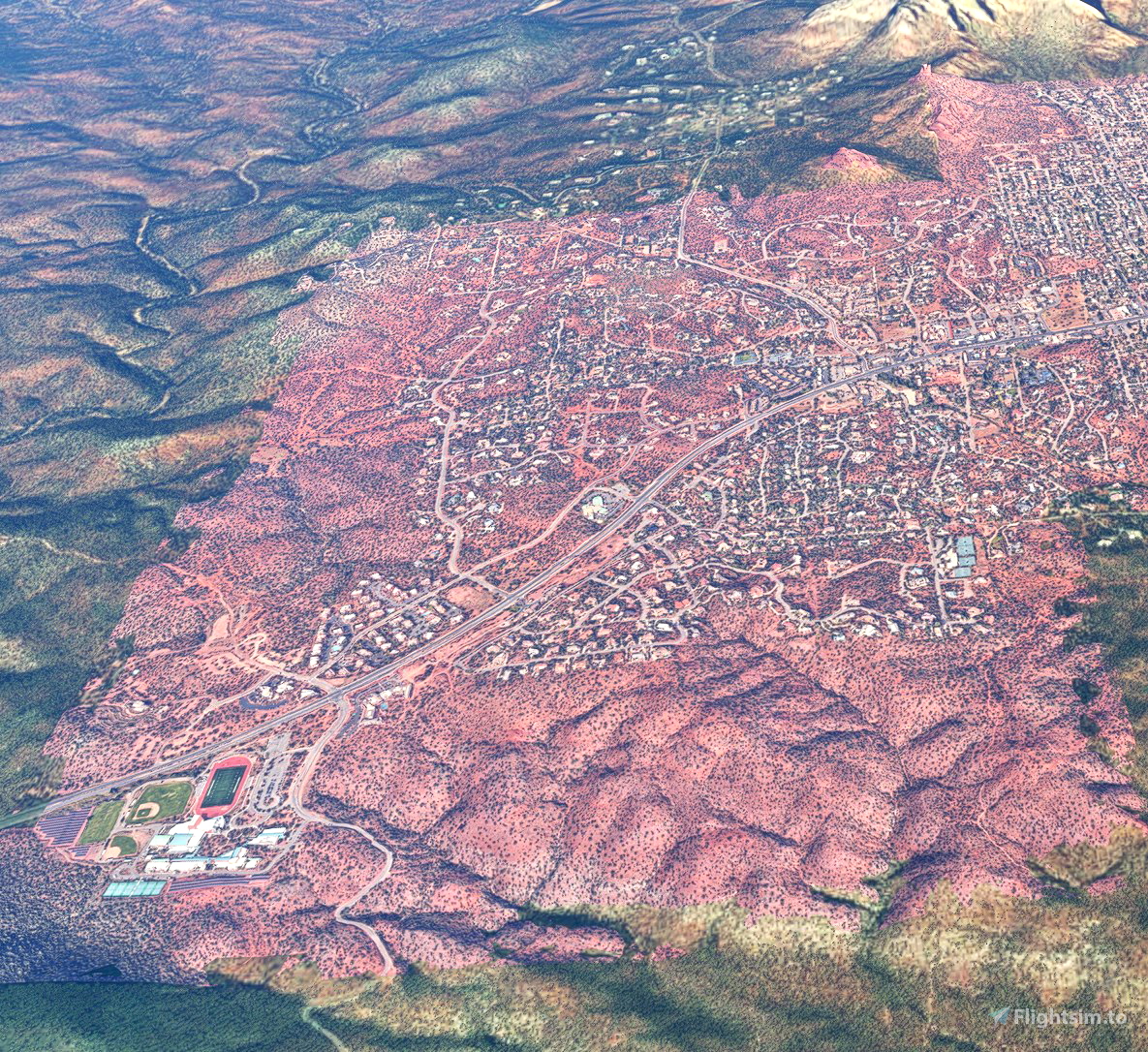 Sedona AZ USA Extension West Side For Microsoft Flight Simulator sedona-az-usa-extension-west-side-for-microsoft-flight-simulator