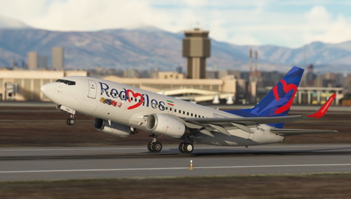 Sepehran Airlines (EP-FSV) Red Miles Livery - 8K