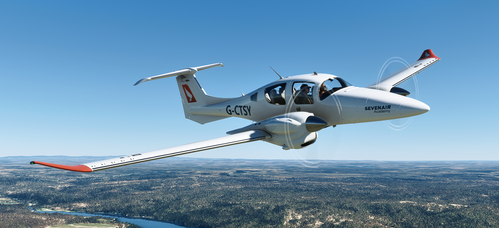 Sevenair Academy DA62 Livery (G-CTSY)