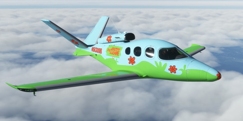 SF50 Vision Jet N5C00B Mystery Machine