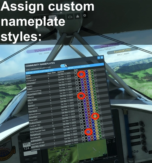 Shadows Community Nameplates