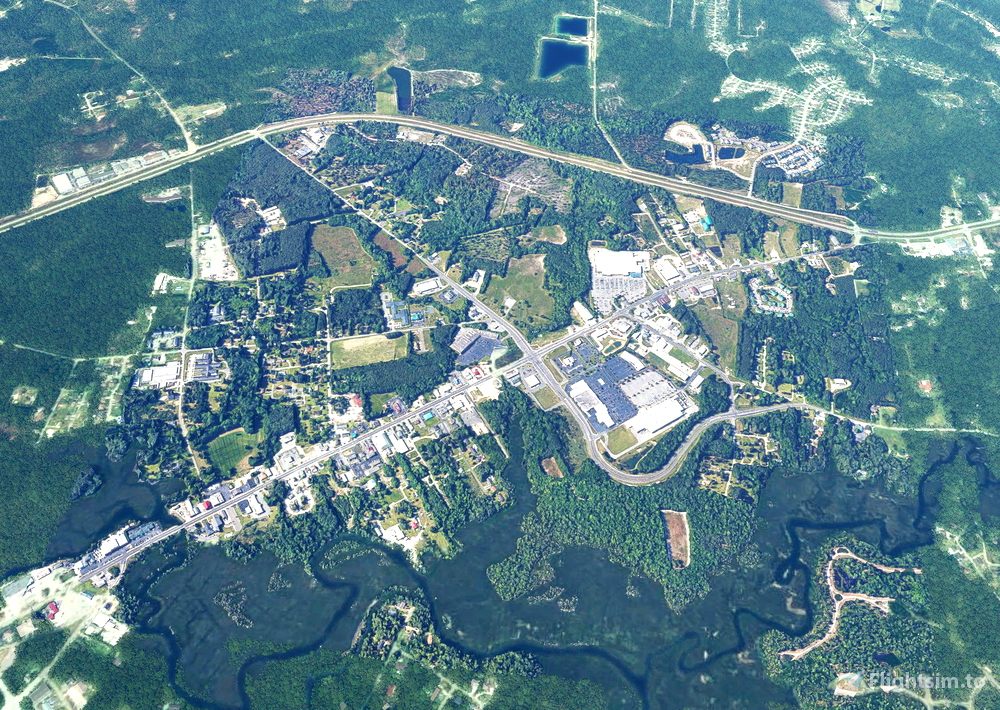 Shallotte NC USA for Microsoft Flight Simulator MSFS