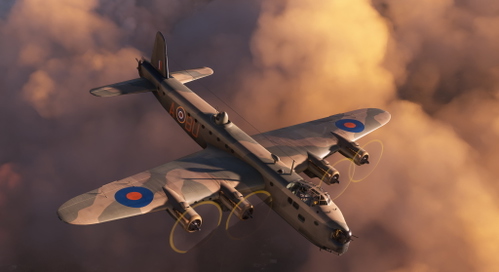 Short Stirling Mk.I R9358 BU-A 'the Saint'