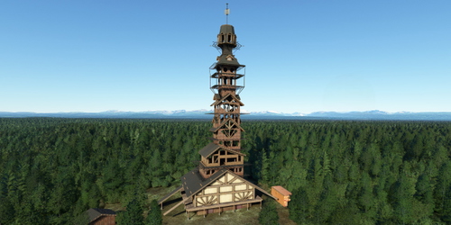 Ultralight Sightseeing - Alaska - Talkeetna - Dr. Seuss House
