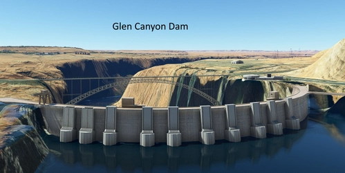 Ultralight Sightseeing - Arizona - Glen Canyon Dam - Lake Powell