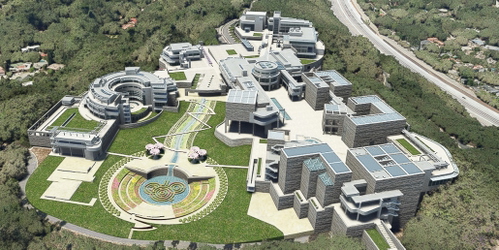 Ultralight Sightseeing - California - Los Angeles - J Paul Getty Museum