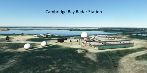 Ultralight Sightseeing - Canada - Cambridge Bay - High Arctic Research Station - DEW Radar