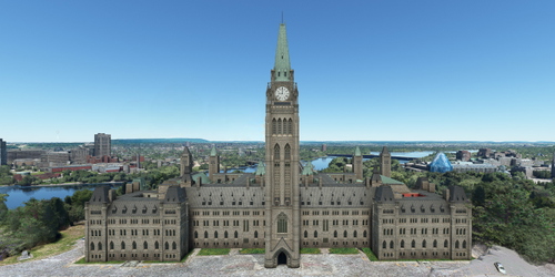 Ultralight Sightseeing - Canada - Ottawa - Parliament