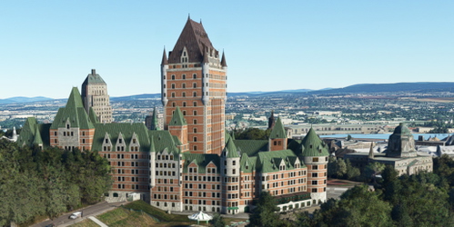 Ultralight Sightseeing - Canada - Quebec - Chateau Frontenac