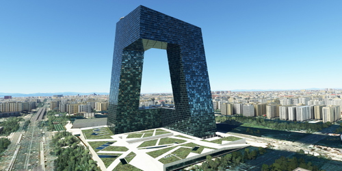 Ultralight Sightseeing - China - Beijing - CCTV Headquarters