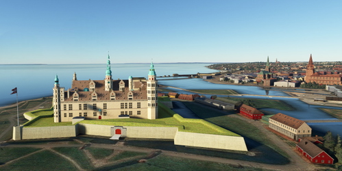 Ultralight Sightseeing - Denmark - Helsingor - Kronborg Castle