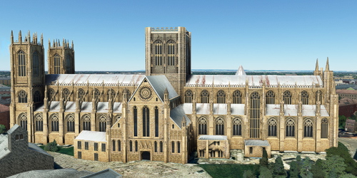 Ultralight Sightseeing - England - York Minster (Cathedral of St Peter)