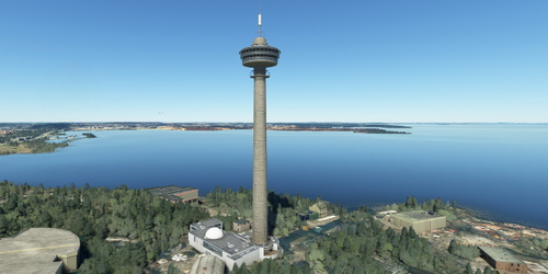 Ultralight Sightseeing - Finland - Tampere - Nasinneula Tower