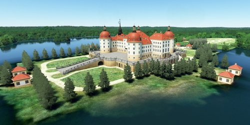 Ultralight Sightseeing - Germany - Moritzburg Castle