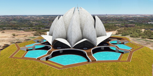 Ultralight Sightseeing - India - Delhi - Lotus Temple