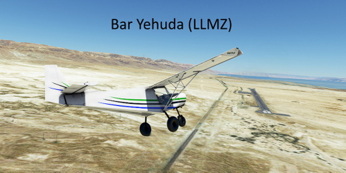 Ultralight Sightseeing - Israel - Lowest Airport in the World