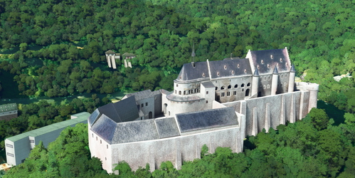 Ultralight Sightseeing - Luxembourg - Vianden Castle