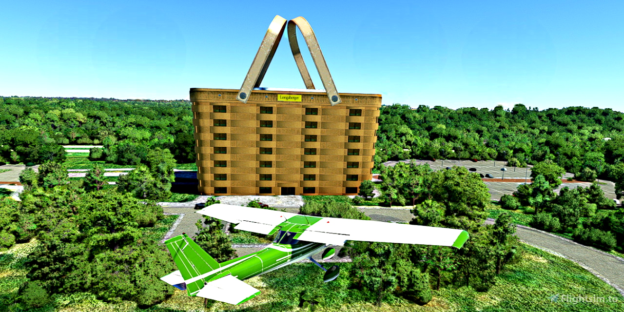 Short VFR Ohio Picnic Basket Shaped Office Building para Microsoft