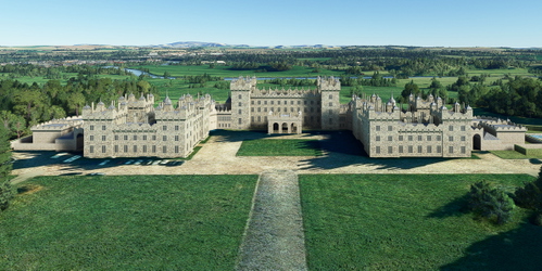 Ultralight Sightseeing - Scotland - Roxburghshire - Floors Castle