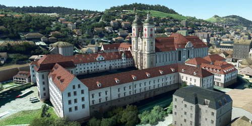 Ultralight Sightseeing - Switzerland - St Gallen - Abbey of Saint Gall