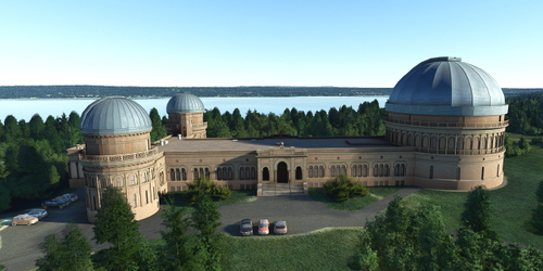 Ultralight Sightseeing - Wisconsin - Williams Bay - Yerkes Observatory