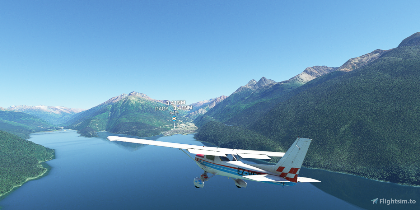 Short VFR Alaska Skagway » Microsoft Flight Simulator