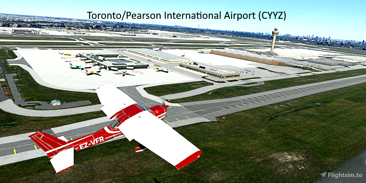 Short VFR Canada Toronto Downtown Island Airport for Microsoft