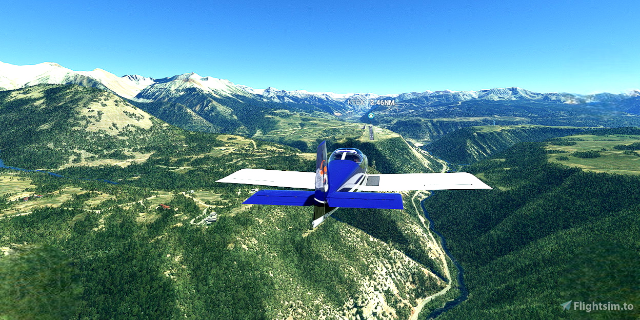 Short VFR Colorado Telluride Highest U.S. Commercial Airport for