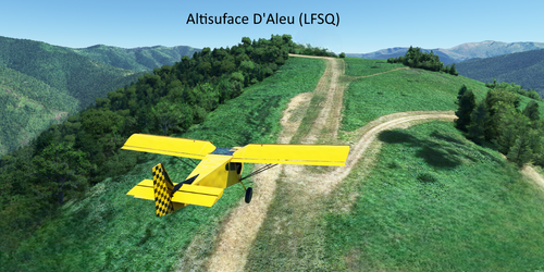 Ultralight Sightseeing - France - Belfort Fontaine - Steep STOL Airstrip