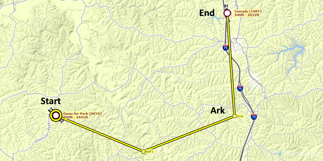 Short VFR Kentucky Williamstown Ark Encounter for Microsoft