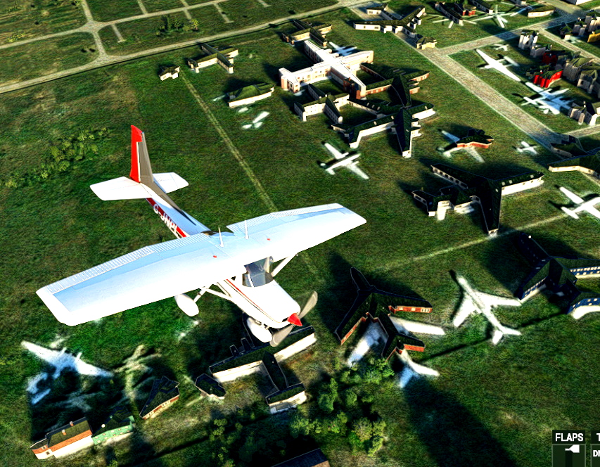 Short VFR Russia Aircraft Shaped Buildings » Microsoft Flight Simulator