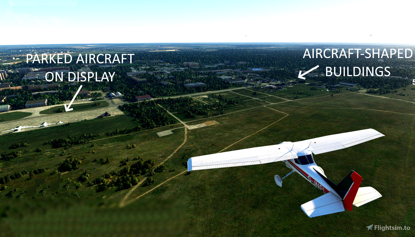 Short VFR Russia Aircraft Shaped Buildings » Microsoft Flight Simulator