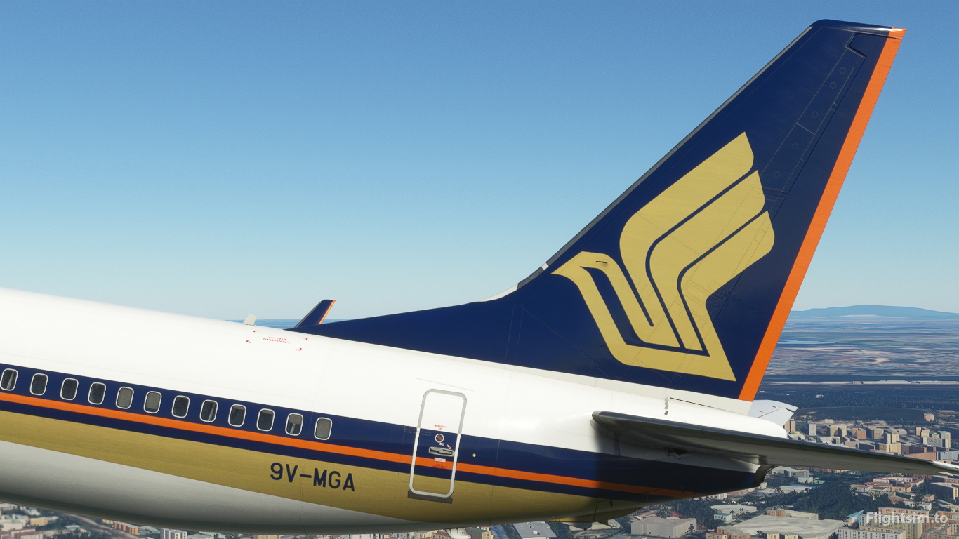 Singapore Airlines 9V-MGA for Microsoft Flight Simulator | MSFS