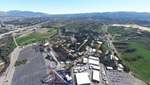 Six Flags Magic Mountain theme park, Los Angeles, CA thumbnail 2