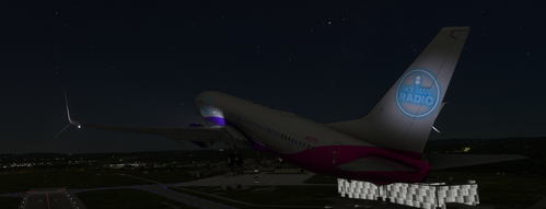 Sky Blue Radio PMDG 737-8 Livery
